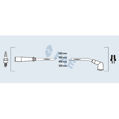 Photo Ignition Cable Kit FAE 85147