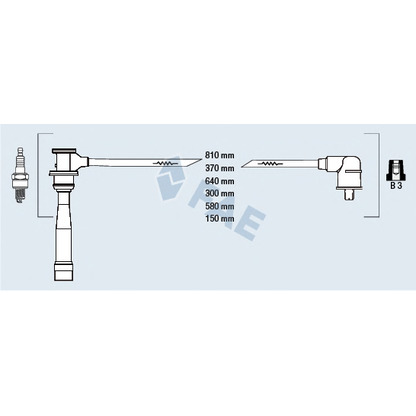 Photo Ignition Cable Kit FAE 85396