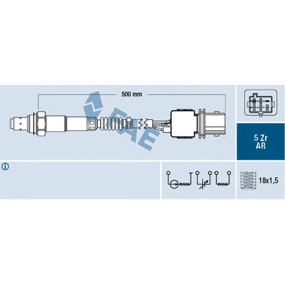 Photo Lambda Sensor FAE 75018