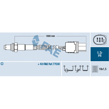 Foto Sonda lambda FAE 75054