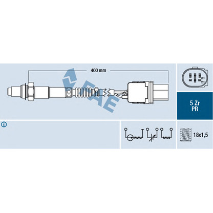 Foto Sonda lambda FAE 75071