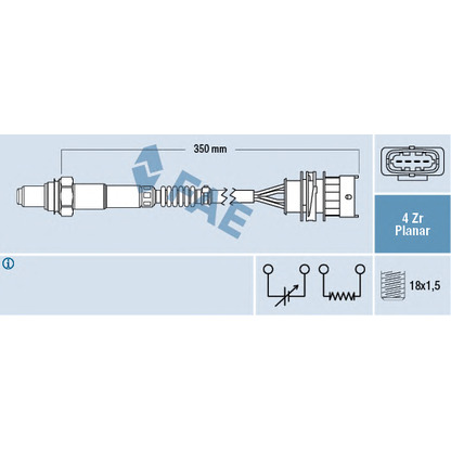 Photo Lambda Sensor FAE 77498