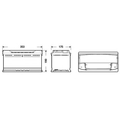 Photo Starter Battery; Starter Battery FULMEN FA1000