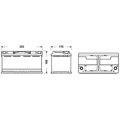 Photo Starter Battery; Starter Battery FULMEN FK950