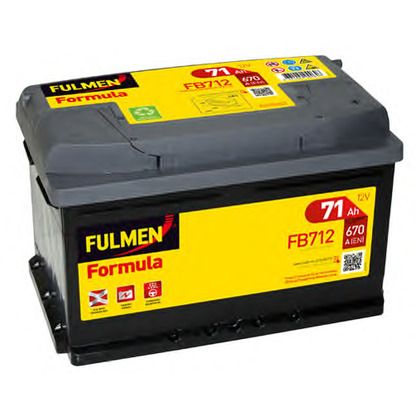 Photo Batterie de démarrage; Batterie de démarrage FULMEN FB712