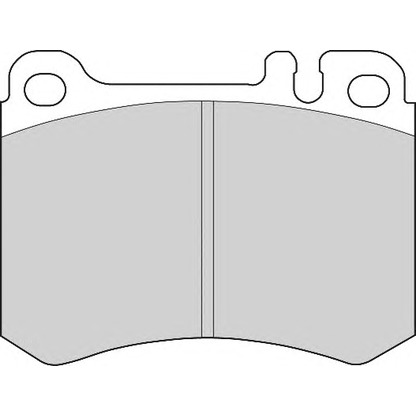 Фото Комплект тормозных колодок, дисковый тормоз NECTO FD6668A