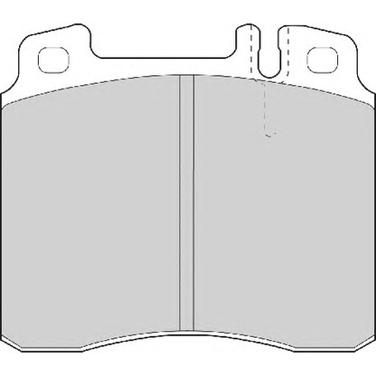 Photo Brake Pad Set, disc brake NECTO FD6642A