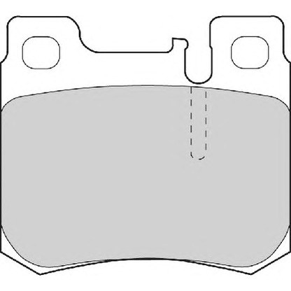 Photo Brake Pad Set, disc brake NECTO FD6706A