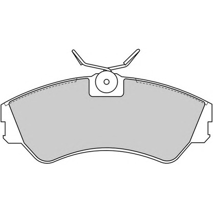 Фото Комплект тормозных колодок, дисковый тормоз NECTO FD6707V