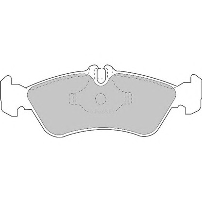 Фото Комплект тормозных колодок, дисковый тормоз NECTO FD6678V