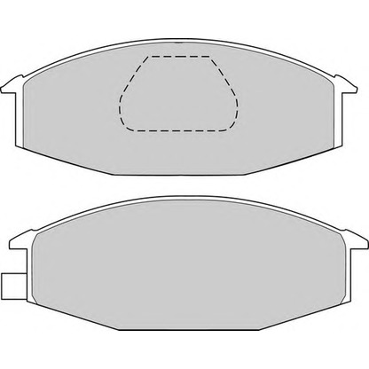 Фото Комплект тормозных колодок, дисковый тормоз NECTO FD6552A