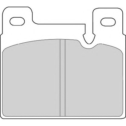 Photo Brake Pad Set, disc brake NECTO FD6557A