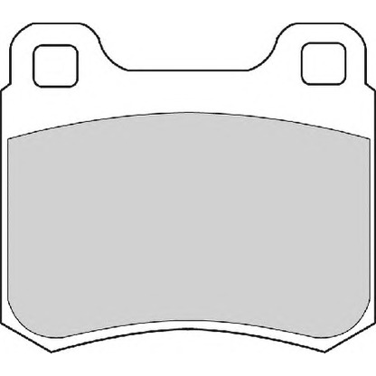 Photo Brake Pad Set, disc brake NECTO FD6608A