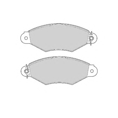 Photo Brake Pad Set, disc brake NECTO FD6733A