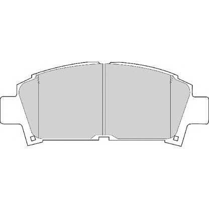 Photo Brake Pad Set, disc brake NECTO FD6742A