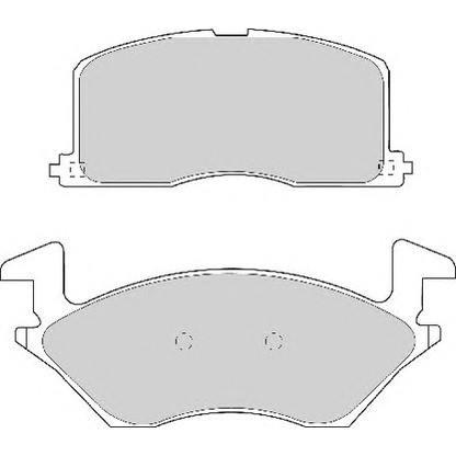 Photo Kit de plaquettes de frein, frein à disque NECTO FD6743A