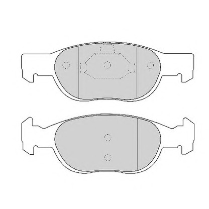 Photo Kit de plaquettes de frein, frein à disque NECTO FD6730A