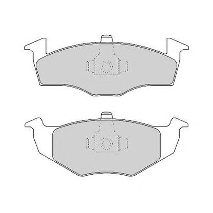 Photo Brake Pad Set, disc brake NECTO FD6770A