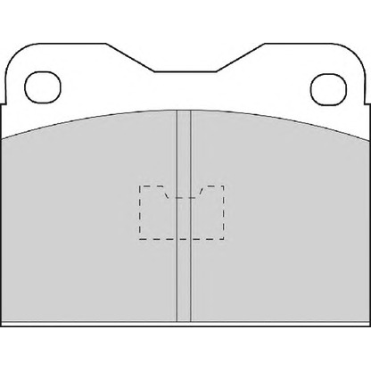 Photo Kit de plaquettes de frein, frein à disque NECTO FD489A