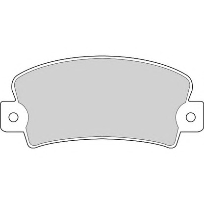 Фото Комплект тормозных колодок, дисковый тормоз NECTO FD605A