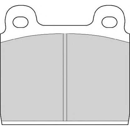 Фото Комплект тормозных колодок, дисковый тормоз NECTO FD51A