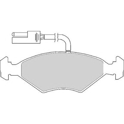 Foto Kit pastiglie freno, Freno a disco NECTO FD6245A