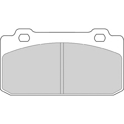 Photo Brake Pad Set, disc brake NECTO FD6254A