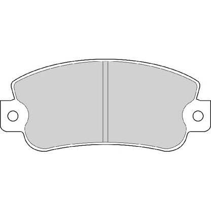 Photo Brake Pad Set, disc brake NECTO FD6253A