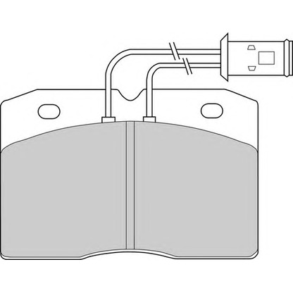 Фото Комплект тормозных колодок, дисковый тормоз NECTO FD6139V