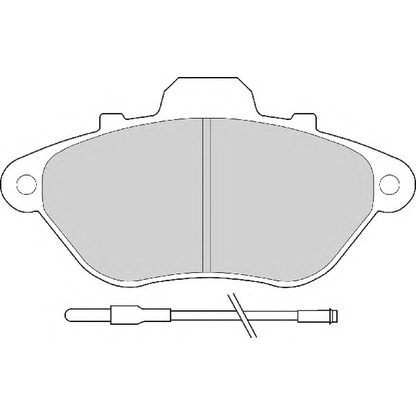 Foto Kit pastiglie freno, Freno a disco NECTO FD6209A