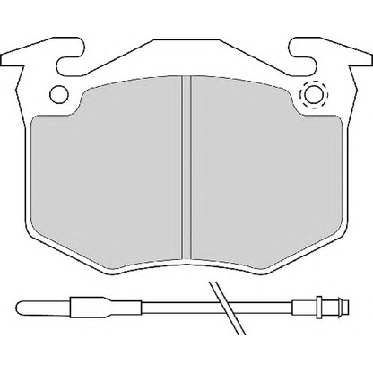 Photo Brake Pad Set, disc brake NECTO FD620A