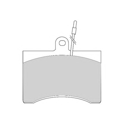 Photo Brake Pad Set, disc brake NECTO FD125A