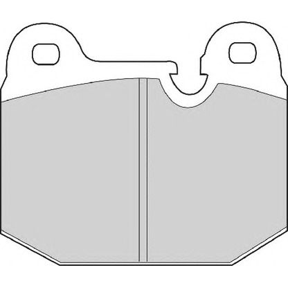 Фото Комплект тормозных колодок, дисковый тормоз NECTO FD4143A