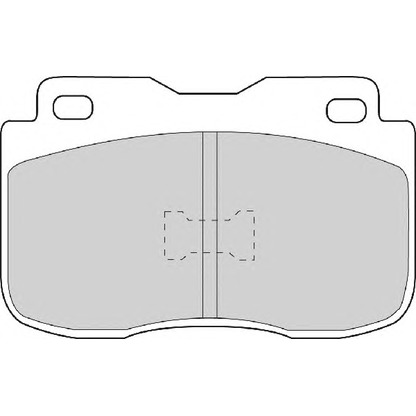 Photo Brake Pad Set, disc brake NECTO FD4167A