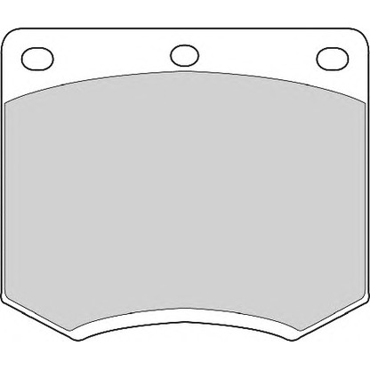 Photo Kit de plaquettes de frein, frein à disque NECTO FD4023A