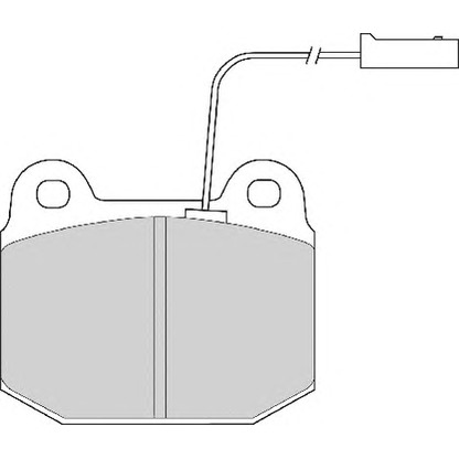 Foto Kit pastiglie freno, Freno a disco NECTO FD6468A