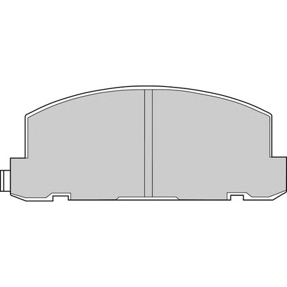 Photo Brake Pad Set, disc brake NECTO FD6524V