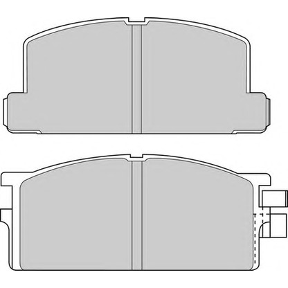 Photo Brake Pad Set, disc brake NECTO FD6530V