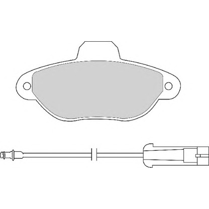 Foto Kit pastiglie freno, Freno a disco NECTO FD6504A