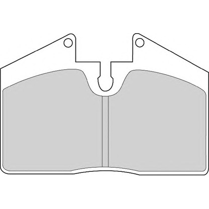Photo Brake Pad Set, disc brake NECTO FD6341A