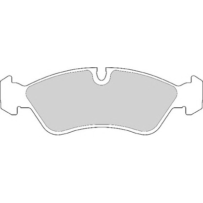 Photo Brake Pad Set, disc brake NECTO FD6277A