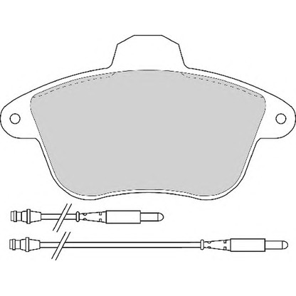 Photo Brake Pad Set, disc brake NECTO FD6317A