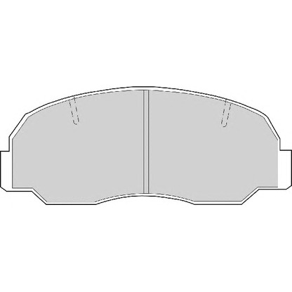 Photo Brake Pad Set, disc brake NECTO FD6353A