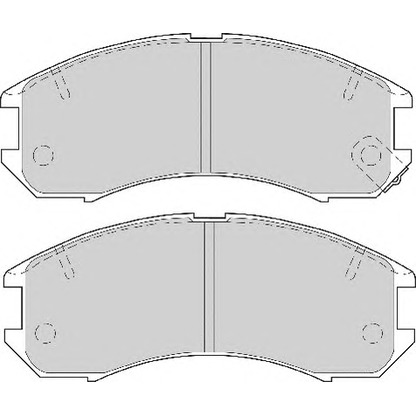 Zdjęcie Zestaw klocków hamulcowych, hamulce tarczowe NECTO FD6357A