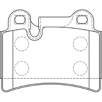 Photo Kit de plaquettes de frein, frein à disque NECTO FD7235A