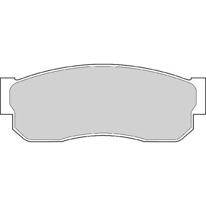 Фото Комплект тормозных колодок, дисковый тормоз NECTO FD875A
