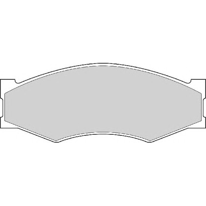 Фото Комплект тормозных колодок, дисковый тормоз NECTO FD827A