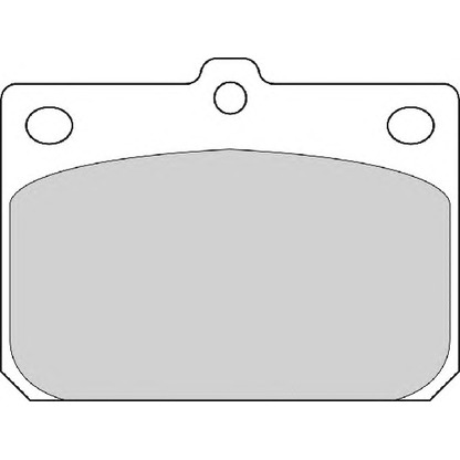 Photo Kit de plaquettes de frein, frein à disque NECTO FD809A