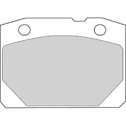Photo Brake Pad Set, disc brake NECTO FD810A