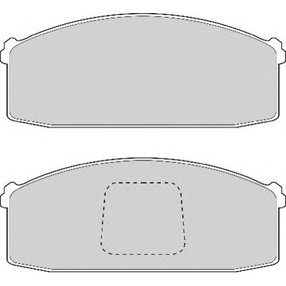 Photo Brake Pad Set, disc brake NECTO FD874A